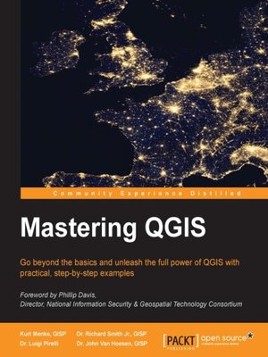 cover image of Mastering QGIS